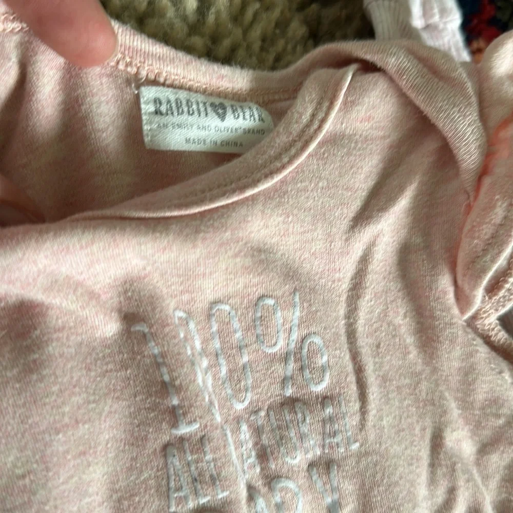 6-9 month lot L’ovedbaby Nordstrom tucker + Tate rabbit + bear pink cloud